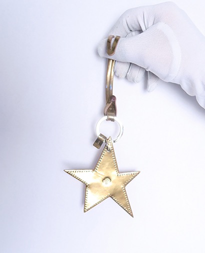 Mulberry Star Key Ring, &pound;20, Accessories, Front view